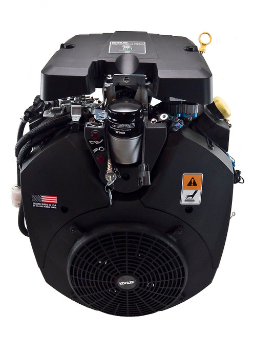38hp Kohler Command Pro EFI Engine, Horizontal 1-1/8"x 4" Shaft, Electric Start, 25 Amp Alternator, Oil Cooler, Key Switch, Low Profile Air Cleaner (LPAC) (ECH980-3042)