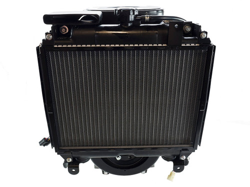 25hp Kawasaki FD Series Water-Cooled Engine, Horizontal 1-1/8"x3-15/16" Keyed Shaft, Electric Start, Fuel Pump, 20 Amp Alternator (FD750D-S00-S)