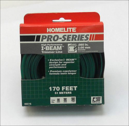 HOMELITE 06516 TRIMMER LINE .080" Square, 170' ROLL Homelite Handheld Equipment Parts (HOM-06516)