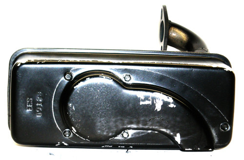 Muffler for John Deere 172 and 178 Conversion kits. Made from Muffler-OHV-Crafts Conversion Kit Parts (JD178-MUFF-KC)