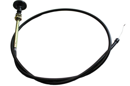 Choke Cable, steel conduit with vinyl covering, 37.75", Unbranded (JD400-CHOKE-CABLE)