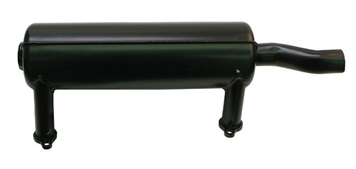 Muffler for Briggs & Stratton Vanguard Horizontal 21-23HP, Right side outlet (Oil Filter Side) to fit John Deere 400 Left Exhaust Tractors (JD400L-MUFF-BV)