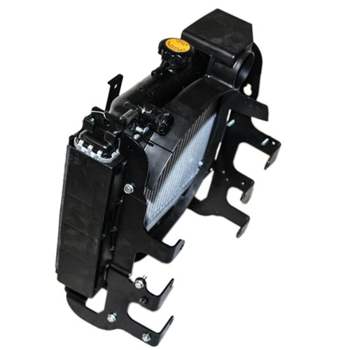 Radiator Assembly, 39061-2065, from a FD750D, also fits some FD671D, FD711D, FD791D FINS AND TUBES MAY HAVE SLIGHT DAMAGE BUT ARE FULLY FUNCTIONAL engines Kawasaki Engine Parts (Does not include Hoses) Taken off new engine (KA-390612065-ASSY)