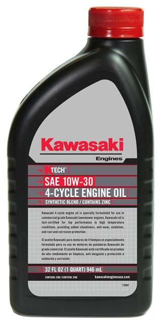 Kawasaki 10W30 4-Cycle KTech Oil, 1 Quart, 99969-6081 (KA-999696081-10W30)