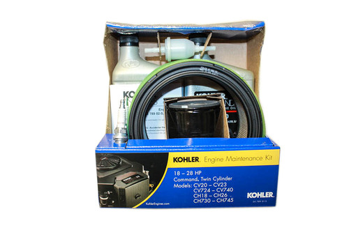 24 789 01-S Maintenance kit for Kohler Command Twin Cylinder Engines (includeds air filter, pre-filter, oil filter, fuel filter, spark plugs, and oil) (KO-2478901S)