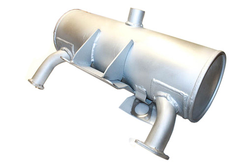 Muffler, Center exhaust above shaft, Fits Command Big Block CH940-CH1000 Kohler Engines (KO-6206806S)