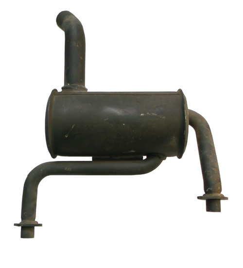Muffler used on AYP riding mowers with Briggs vertical opposed twin engines Briggs & Stratton Engine Parts (MUFFLER-3)