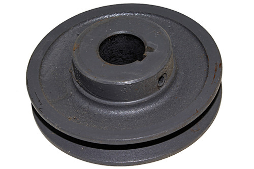 Drive Pulley, Single Groove, 0.87" ID, 3.75" OD, 1.21" Wide, 1/2" Belt, Lesco # 709314 Lawnmower Parts (PU-1-0.87-3.75-12)