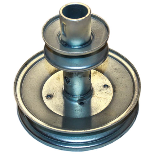 Stack pulley, Large Pulley 5.800" OD, 1.00" ID, 5/8" Belt. Small Pulley 2.770" OD, 1.00" ID,  1/2" B Lawnmower Parts (PU-S2-5.80-1.00-58)