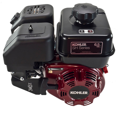 6.5hp Kohler SH Series Overhead Valve Horizontal 3/4x2-7/16 Shaft, Recoil Start, On/Off Switch, Replaces SH255-SH265, direct replacement for Simpson Clean Machine pressure washer (SH270-3142)