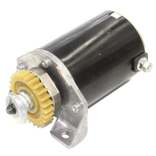 12 volt starter has nylon gear with 24 teeth TAKEN OFF NEW ENGINE , fits Briggs Intek 5-7hp horizontal shaft enginges Briggs & Stratton Engine Parts (STARTER-694504-D1)