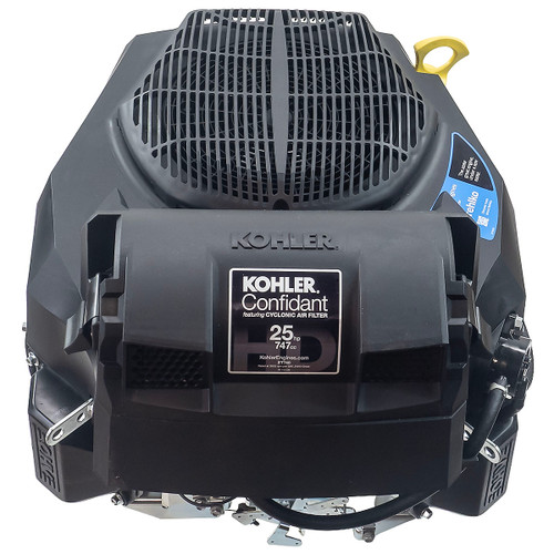 25hp Confidant Series Kohler Engines, Vertical 1-1/8" x 4-3/8" Shaft, OHV, Electric Start, 15 Amp Alternator, Fuel Pump, Oil Filter (ZT740-3048)