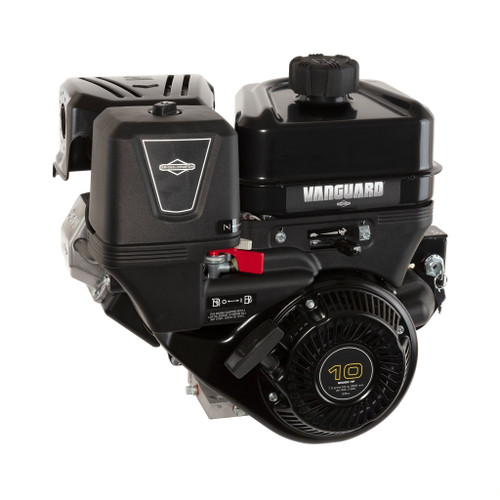 10hp Briggs & Stratton Vanguard, Horizontal 1"x3-21/32" Keyed Shaft, OHV, Recoil Electric Start, Starter Switch, LOS (19L237-0319)