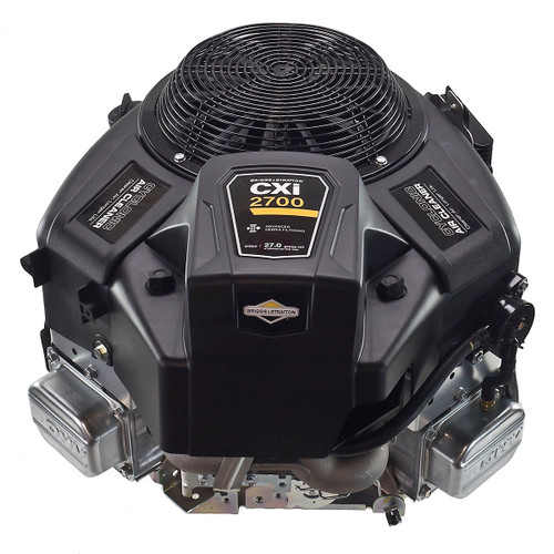 27hp Briggs & Stratton Commercial Series Engine, Vertical 1"x3-5/32" Shaft, Electric Start, 16 Amp Alternator, Fuel Pump, Oil Filter, Choke-a-Matic (49T877-0048)