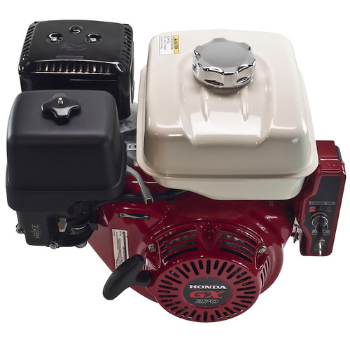 8.5 Net Power Honda GX Commercial Series Engine, 1 Shaft, 6:1 Gear Reduction, Electric + Recoil Start, 3 Amp Alternator (GX270XHEA)