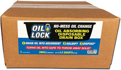 B3C Oil Lock EZ Oil Change Drain Box (Small - Up To 2.5 quarts)