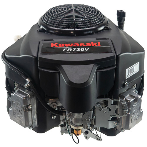 24hp Kawasaki FR Series Engine, Vertical 1-1/8x4-9/32 Shaft, Electric Start, 15 Amp Alternator (FR730V-R04-S)