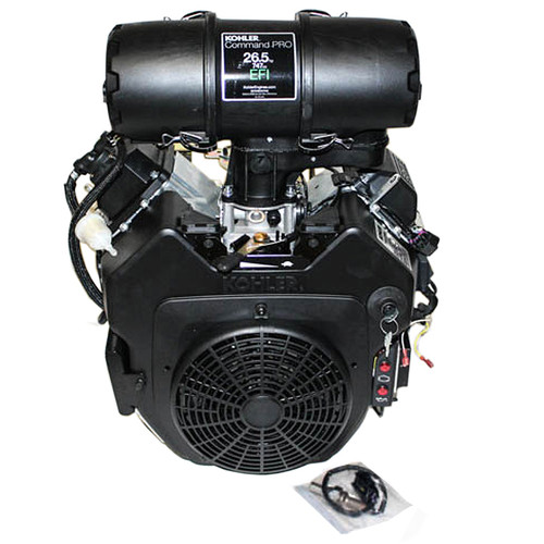 26.5HP Horizontal 1-7/16" x 4-29/64" Shaft, EFI, Oil Cooler, Throttle Control, Key Switch, Kohler Engine (ECH749-3152)