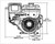 10hp (14.5 ft-lbs) Briggs & Stratton XR1450 Series Engine, Horizontal 1"x3-31/64" Keyed Shaft, Recoil Start, Low Oil Shutdown (19N132-0019)