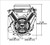 18hp Briggs & Stratton Vanguard Series Engine, Horizontal 1"-14 Externally Threaded Shaft, Electric + Recoil Start, 16 Amp Alternator (356447-0050)