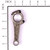 ROD-CONNECTING, fits most Quantum 121700-129800, 12A700-12W800 vertical engines, replaces 391640 Briggs & Stratton Engine Parts (BS-490566)