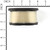 BS-497725 BRIGGS FILTER, CARTRIDGE 497725; USES 273185 PRE FILTER Briggs & Stratton Engine Parts (BS-497725S)