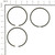 RING SET-STD used on "28" series L-Head engines with code date before 02060700 Briggs & Stratton Engine Parts (BS-499996)