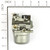 CARBURETOR 590399 BRIGGS & STRATTON (BS-590399)