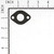 BRIGGS GASKET-INTAKE 68987 Briggs & Stratton Engine Parts (BS-68987)