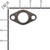 BRIGGS GASKET-EXHAUST 690970 for Intek vertical twin engines Briggs & Stratton Engine Parts (BS-690970)