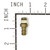 BRIGGS CONNECTOR-HOSE, THREADED (STRAIGHT) 691764 Briggs & Stratton Engine Parts (BS-691764)