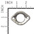 BRIGGS GASKET-EXHAUST 691893 Briggs & Stratton Engine Parts (BS-691893)