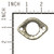 BRIGGS GASKET-EXHAUST 691893 Briggs & Stratton Engine Parts (BS-691893)