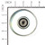7100103SM IDLER, 3.25OD X.391ID (BS-7100103SM)