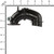 797901 ELBOW-INTAKE - Taken Off New Engine (BS-797901-D1)