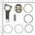Piston/Rod assy w/ Rings Briggs & Stratton Engine Parts (BS-844540)