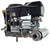Muffler with left hand exhaust (starter-side) and above deck mounting for Briggs engine series starting with 40-44-49 for EFI and Carbureted engines (BS-MUFFLER-90)