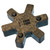 Lovejoy type, Buna-N three jaw coupler "spider" for L-090 and L-095, Unbranded (COUPLER-L095-SPIDER)