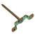 12 072 04-S STUD, MOUNTING PLATE (KO-1207204)