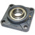 . F209 4 BOLT FLANGE, 1 11/16" BORE WITH LOCKING COLLAR Lawnmower Parts (SEW-F209)