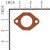 GASKET-INTAKE Briggs & Stratton Engine Parts (BS-710237)