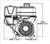 10hp Briggs & Stratton Vanguard, Horizontal 1"x3-21/32" Keyed Shaft, OHV, Recoil Electric Start, Starter Switch, LOS (19L237-0319)