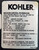 25hp 7000 Series Kohler Engine, Vertical 1" x 3-5/32" Shaft, OHV, Electric Start, 15 Amp Alt, Fuel Pump (KT740-3100)