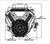 40hp Horizontal Briggs Vanguard Series, 1-1/8"Dx4"L shaft, Electric Start, 20 Amp Alternator, Canister Air Filter (61G277-0008)