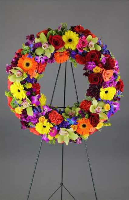 Vibrant Colors Wreath-FNFSW-13