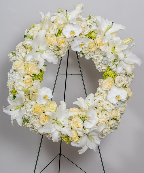 Pure White Wreath-PWW004