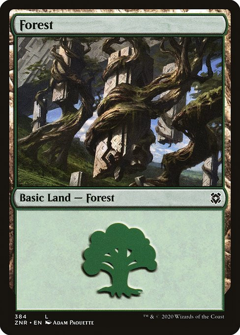 Forest (ZNR) (#384) - The Gathering Place