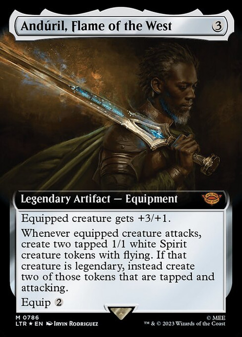 Andúril, Flame of the West (LTR) (SurgeFoil) (Extended Art)