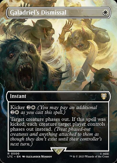 Galadriel's Dismissal (LTC) (Silver Foil) (Extended Art) (500)