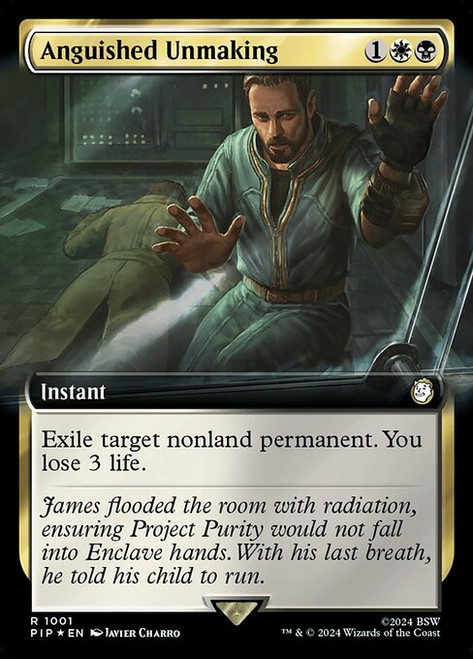 Anguished Unmaking (PIP) (SurgeFoil) (Extended Art) (1001)